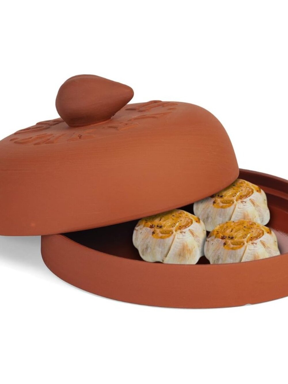 Garlic Baker, 7-Inch, Terra Cotta